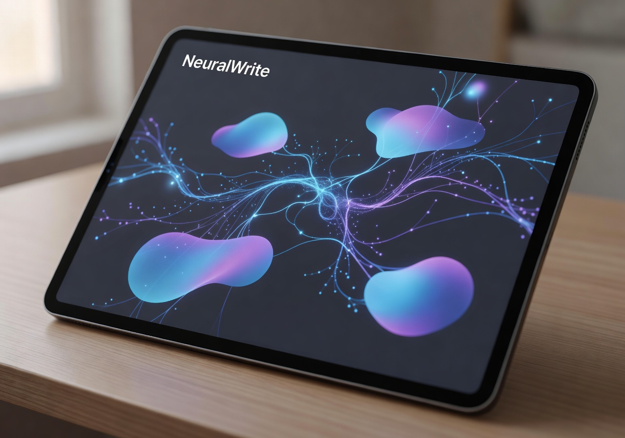 AI writing assistant interface on screen