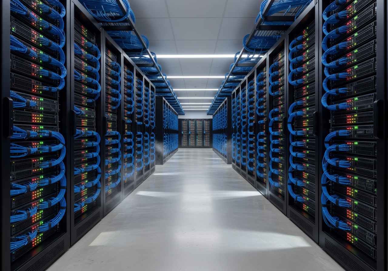 Cloud computing servers data center