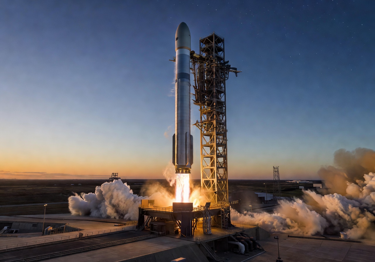 Space technology rocket launch concept