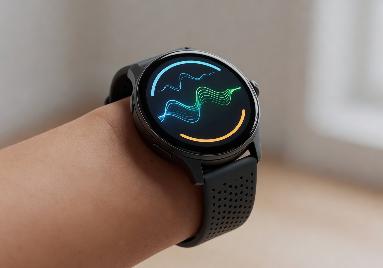 Wearable smartwatch with health tracking